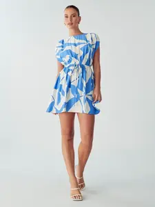 Willa Šaty 'Char'  modrá / biela