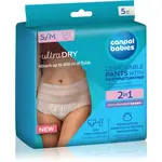 Canpol babies Pants With Postpartum Pad popôrodné nohavičky jednorazové 2v1 S/M 5 ks