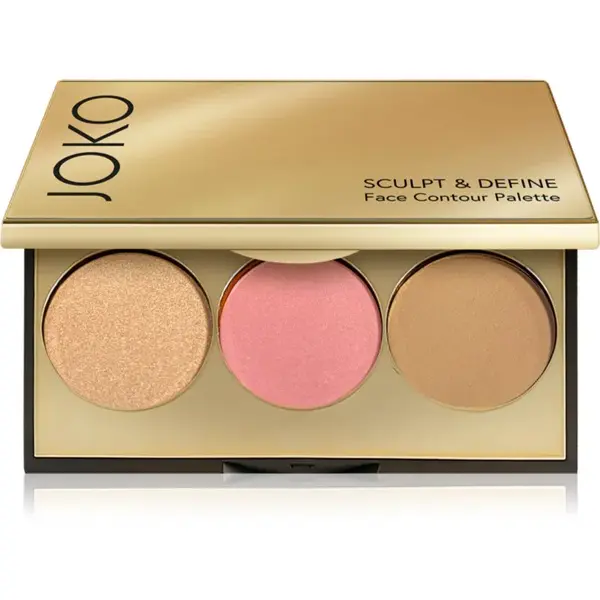 JOKO Sculpt & Define kontúrovacia paletka na tvár odtieň 02 Mocha Haze 8 g