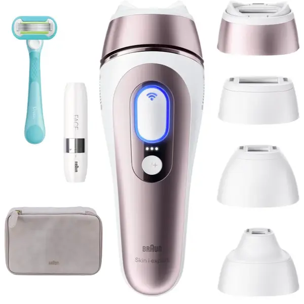 Braun Smart IPL Skin i·expert PL7432 inteligentné IPL zariadenie na odstránenie chĺpkov na telo, tvár, oblasť bikín a podpazušia 1 ks