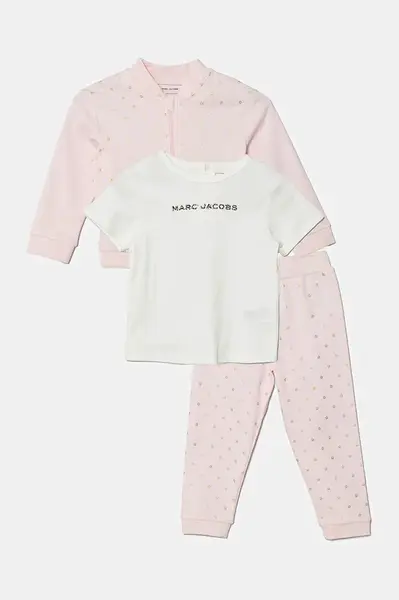 Kojenecká sada Marc Jacobs růžová barva, W60512