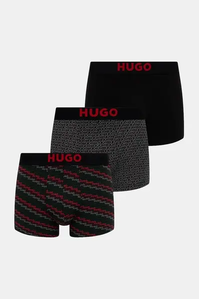 HUGO Boxerky HUGO TRUNK TRIPLET GIFT 3-pack