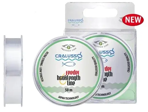 Cralusso návazcový vlasec feeder hooklenght 50 m - 0,12 mm