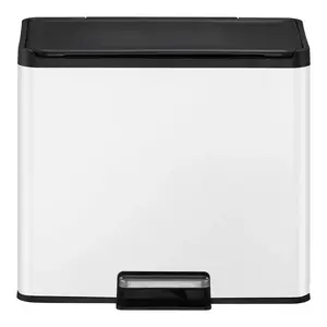 Odpadkový kôš Eko Essential 20+9l biely 822829