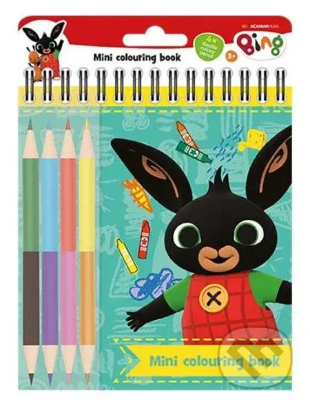 Bing - Mini omalovánky s pastelkami - kniha z kategorie Omalovánky