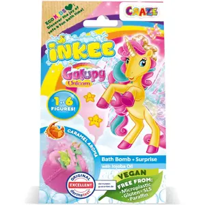 Craze INKEE Galupy Unicorn koupelová bomba pro děti 1 ks