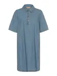 CULTURE Šaty ''Ayna'  modrá denim / biela