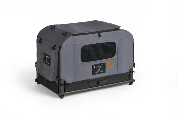 FIKAGO Skládací kennel přepravka Queen XS Grey