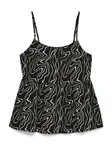 VERO MODA Top 'VMEASY'  čierna / biela