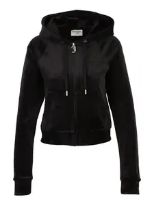 Juicy Couture Petite Tepláková bunda 'MADISON'  čierna