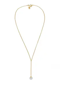 ELLI Retiazka  zlatá / priehľadná