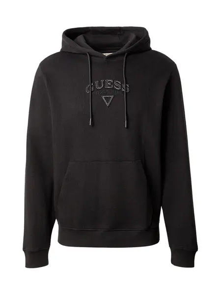 GUESS Mikina  čierna / biela