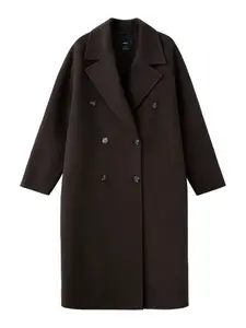 MANGO Prechodný kabát 'PICAROL'  tmavohnedá