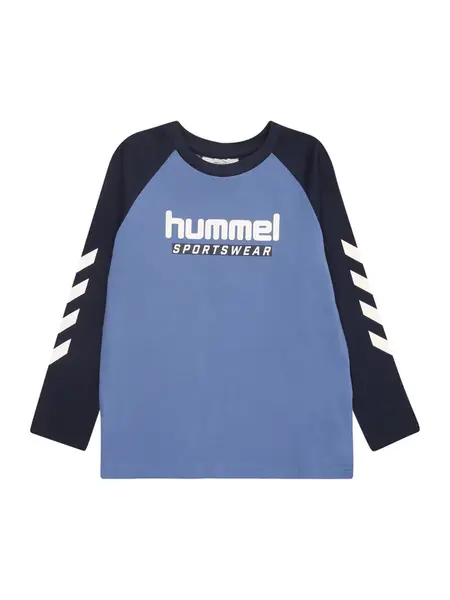 Hummel Funkčné tričko  modrá / námornícka modrá / biela