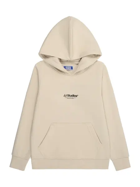 Jack & Jones Junior Mikina 'JJESoho'  béžová / čierna