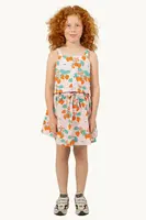 Dětská bavlněná sukně Tinycottons STRAWBERRIES SKIRT růžová barva, mini, SS25-165