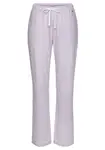 s.Oliver Pyžamové nohavice  svetlofialová / biela