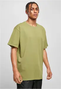 Těžké oversized tričko newolivové