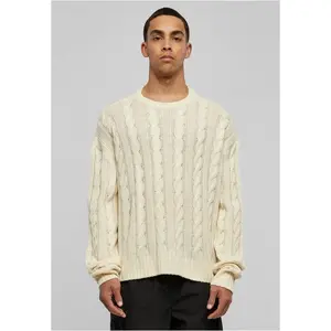 Boxy svetr pískový