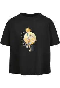 Kids Space Jam Lola Playing Cropped Tee černé