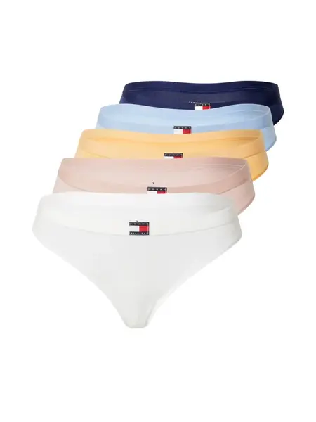 Tommy Hilfiger Underwear Tangá  modrá / svetlomodrá / žltá / biela