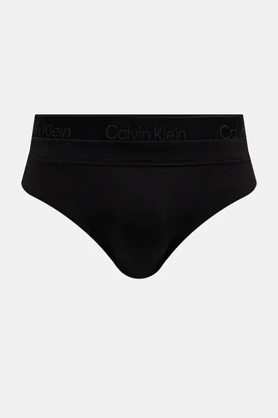 Plavky Calvin Klein černá barva, KM0KM01117