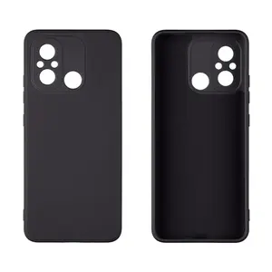 Zadní kryt OBAL:ME Matte TPU pro Xiaomi Redmi 12C, černá