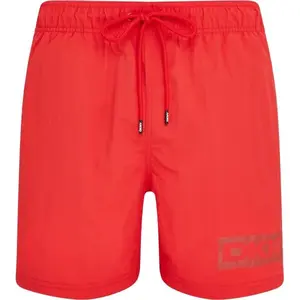 DKNY KOS Pánske plavecké šortky, červená, veľkosť