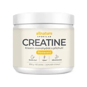 Allnature Sportlab Creatine monohydrát pomeranč 300 g