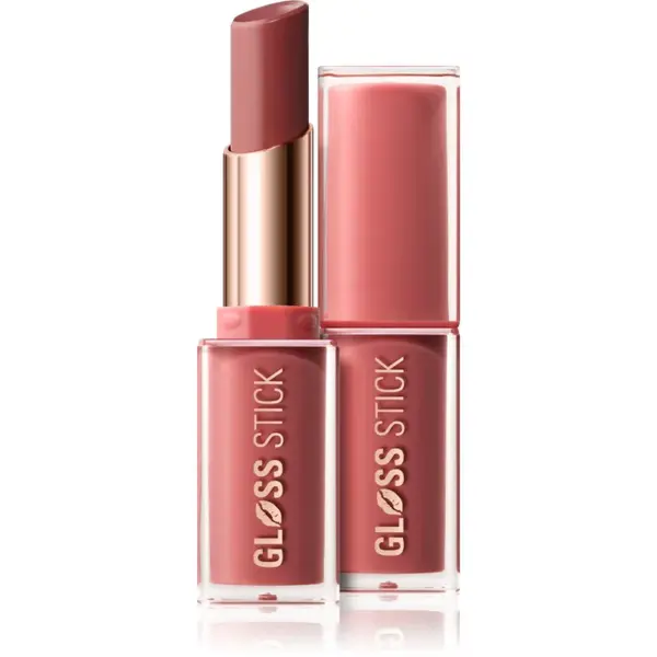 Revolution Pout Lip Gloss Stick hydratační lesklá rtěnka odstín Creme Brulee Mauve 3 g