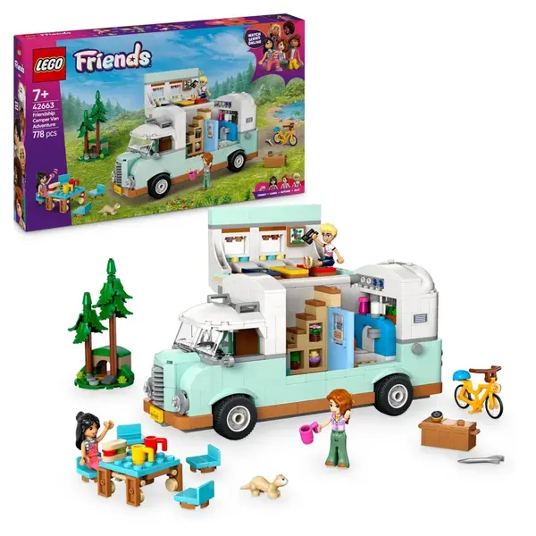LEGO® Friends 42663 Dobrodružství s karavanem přátelství
