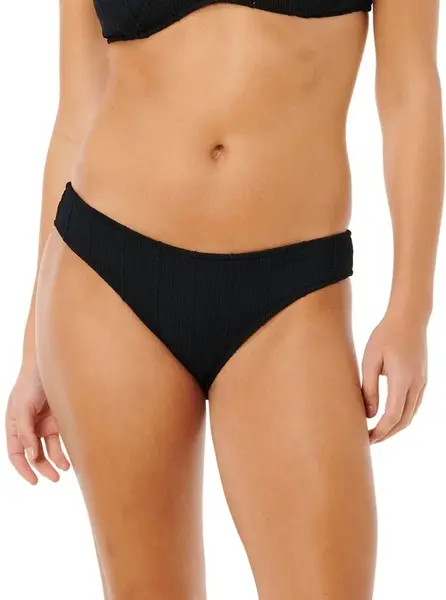 Rip curl dámský spodní díl plavek Vibe Surf Good Hipster Black | Černá | Velikost M