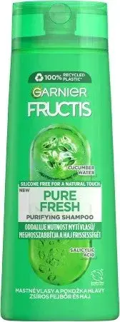 Garnier Posilňujúci šampón na rýchlo sa mastiace vlasy Fructis (Pure Fresh Purifying Shampoo) 400 ml