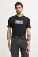 Tričko Guess černá barva, s aplikací, M5GI19 J1314