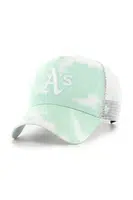 Kšiltovka 47 brand MLB Oakland Athletics zelená barva, s aplikací, B-ITCDT18PTP-B0