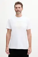 Bavlněné tričko Guess bílá barva, s aplikací, M5GI16 K8FQ4