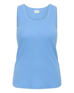 KAFFE CURVE Top 'KCCarina'  azúrová