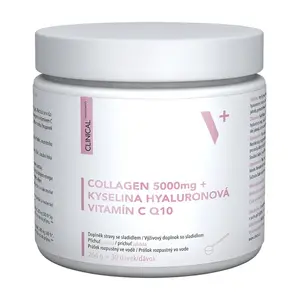 CLINICAL Collagen 5000mg + kyselina Hyaluronová + vitamín C & Q10 264 gramů