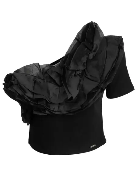 Influencer Top  čierna