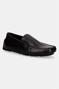 Calvin Klein mokasíny pánske kožené DRIVER PENNY EMBL LTH