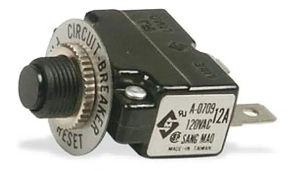 Aircraft® Tepelná pojistka motoru 1-fázová, 12 Amp.