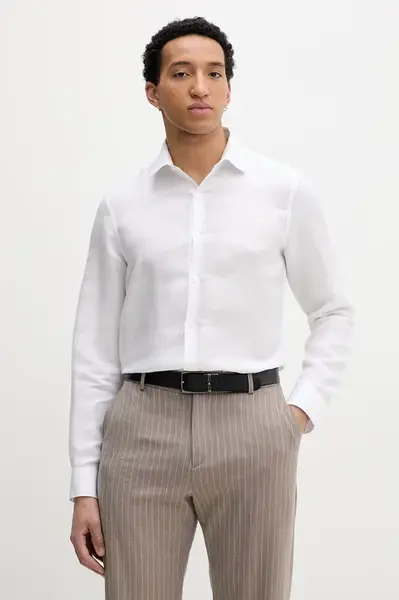 Calvin Klein košile pánská se lnem