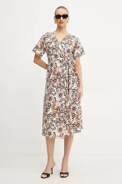 Šaty Marella Emme by Marella bílá barva, mini, 2515221292200