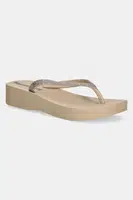 Žabky Ipanema MESH CHIC PL dámské, béžová barva, na platformě, 83386-BD734