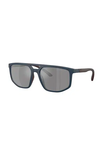 Sluneční brýle Emporio Armani pánské, modrá barva, 0EA4248U