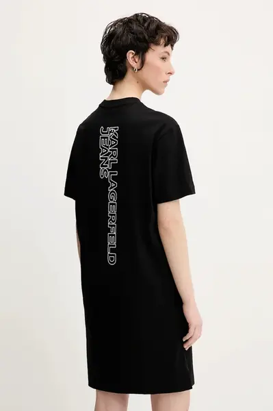 Bavlněné šaty Karl Lagerfeld Jeans