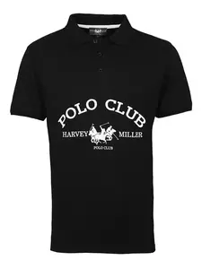 HARVEY MILLER Tričko  čierna / biela