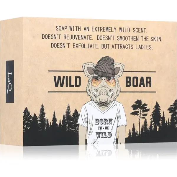 LaQ Boar From Forest luxusní tuhé mýdlo 85 g