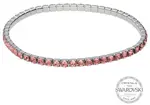 Levien Třpytivý náramek s krystaly Rose Peach 1459573