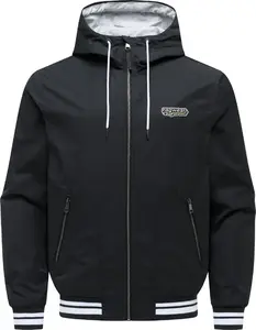 Ragwear Prechodná bunda 'Stewan'  čierna / biela